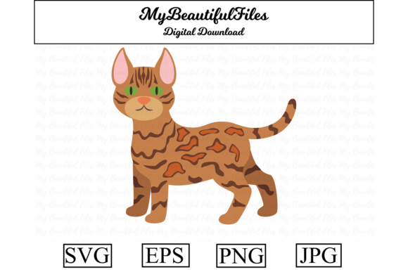 Bengal Cat Clipart Illustration Review