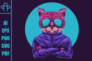 Cat Eyeglasses Vector Illustration Review