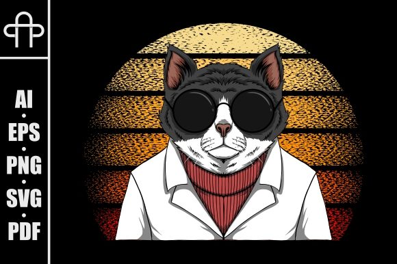 Cat Fashion Sunset Retro Embroidery Review