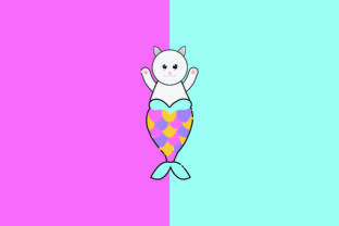Cat Mermaid Kawaii Cute Illustration Review
