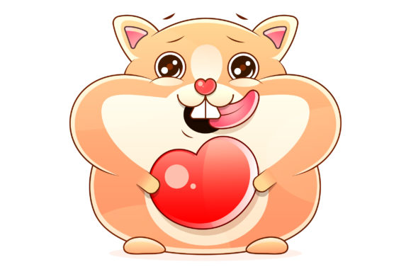 Chubby Cat Holding Heart Embroidery Review