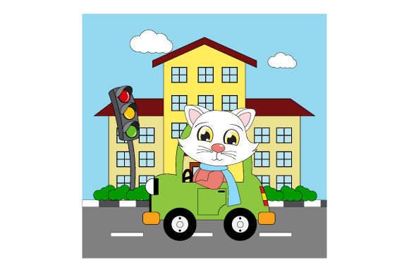 Cute Cat in the Car Embroidery Design Review