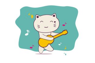 Cute Kitten Cartoon Illustration Review