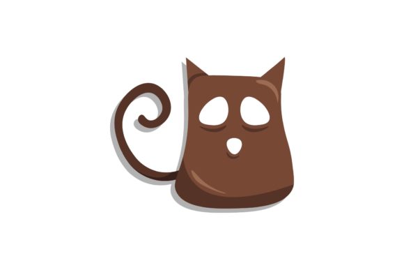 Halloween Brown Cat Illustration Vector Review