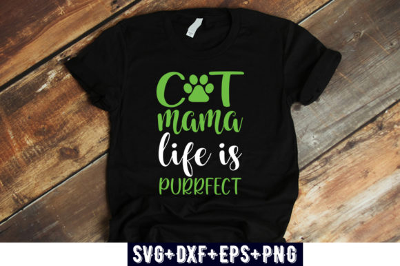 Quotes Cat Mama Life is Purrfect Embroidery Design Review