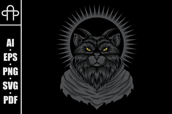 Satanic Cat Vector Illustration Review